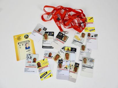null Cycling. Tour de France. Sixteen press accreditations from 2007 to 2020.