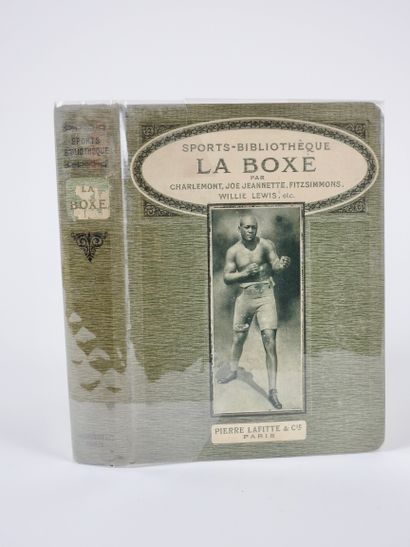 null Boxing. Basic book on all boxing. With Jack Johnson (1878-1946) in illustration...