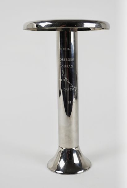 null OJ. Berlin 1936. Torch. The official torch in polished steel. With the geographical...