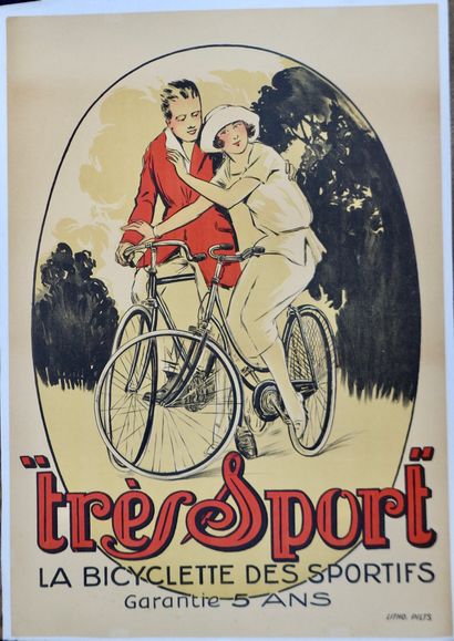 null Cycling. Poster. Very Sport. Toulouse, France. Original canvas poster. For flirting,...