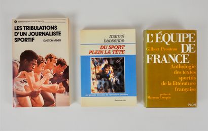 null Omnisport. Hansenne. Meyer. Prouteau. Trois grands livres neufs : a) "Du sport...
