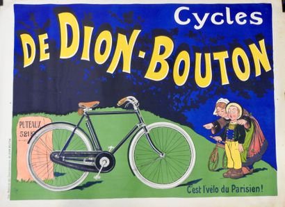 null Cyclisme . De Dion-Bouton . Ogé . Puteaux. Affiche originale non entoilée. "Cycle...