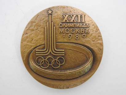 Jeux Olympiques. Médaille officielle des...