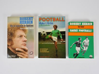 null Football. Herbin. Les Verts. Trois livres fondamentaux, neufs : a) "Robert Herbin,...