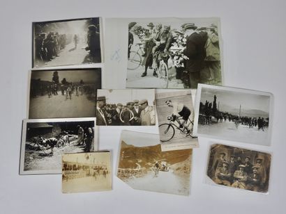 null Cyclisme. Garrigou. Tour. Aveyron. Neuf documents sur le célèbre champion aveyronnais...