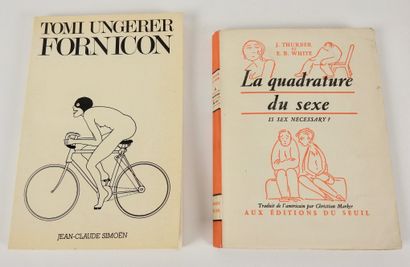 null Cycling. Erotic literature. Two illustrated books: a) La quadrature du sexe,...
