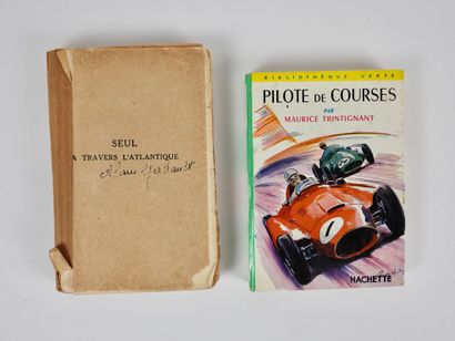 null Omnisport. Gerbault. Trintignant. Two books: a) Pilote de Course, by the great...