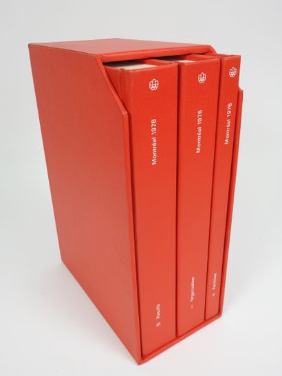 null Olympic Games. MONTREAL

Olympic Report.

Red box, the 3 volumes with all the...