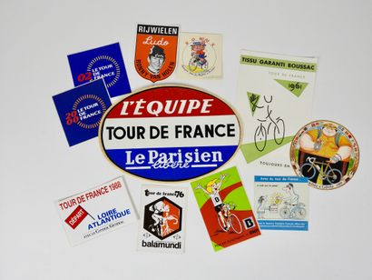 Cyclisme. Adhésifs. Buvard. Tour de France....
