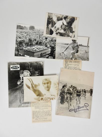 null Cycling. Ocana (1945-1994). Photos. Tour. Nations. Coq Sportif. Set of 6 press...