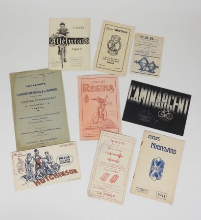 null Cycling. Equipment. Manufacturers...Another nice set from 1897 to 1923, catalogues...