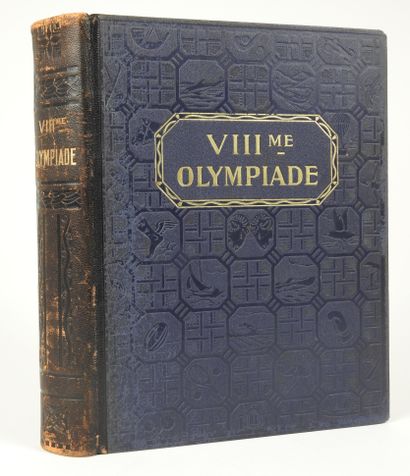 null Jeux Olympiques. Paris 1924. Rapport officiel de la 8ème olympiade. Dans ce...