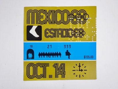 null OLYMPIC GAMES. Mexico 1968. Athletics. J.Hayes. Record. Ticket of 14. 10. Cut....