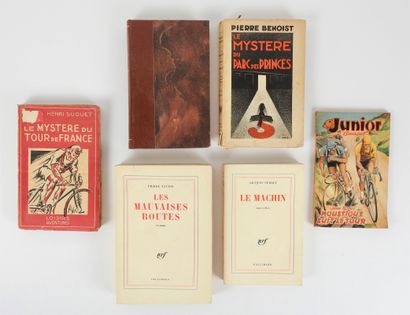 null Cyclisme. Littérature. Fiction. Polar. Six jolis livres :a) Le Machin, par Jacques...