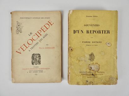 Cycling. Giffard. Zamacois. Two rare books...