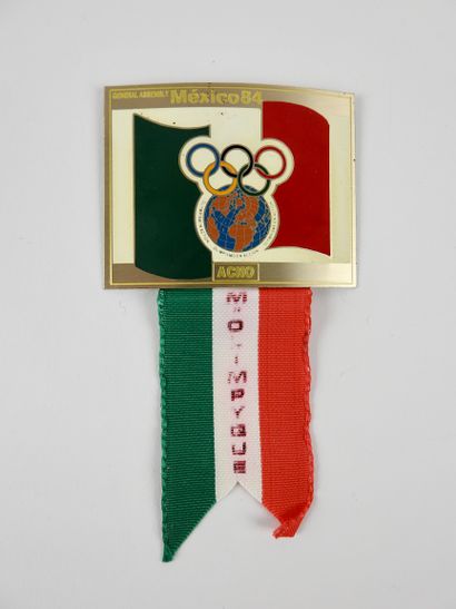 null Olympic Games. 1984. Mexico 1984 - NOCs General Assembly. 1 badge.
