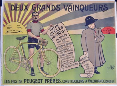 Cycling. Petit-Breton. Napoleon. Peugeot....