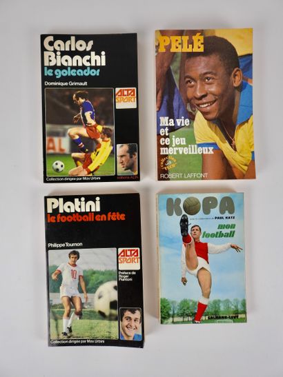 null Football. Bianchi. Kopa. Pelé. Platini. Quatre livres neufs sur les plus grands...