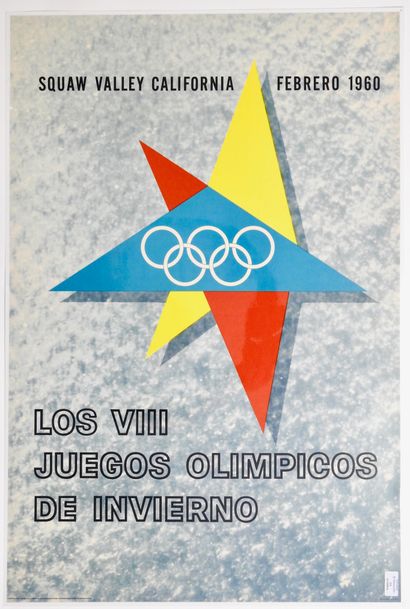 null Jeux Olympiques. Trois affiches officielles a) affiche officielle "Los VIII...