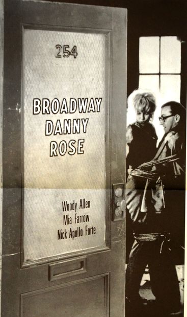 null BRODWAY DANNY ROSE 1984 - FR Robert Greehut /Woody Allen Woody Allen /Mia Farrow...