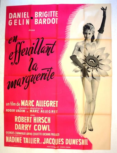 null EN EFFEUILLANT LA MARGUERITE 1956 - FR Marc Allégret/Raymond Eger Brigitte Bardot/Curd...