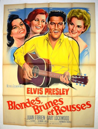 null BLONDES BRUNES ET ROUSSES 1963 - FR Norman Taurog/Ted Richmond Elvis Presley/Joan...