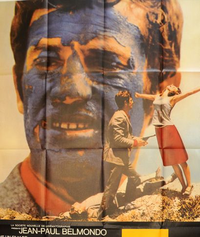 null PIERROT LE FOU 1965 - FR Jean-Luc Godard/Georges de Beauregard Jean-Paul Belmondo/Anna...