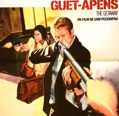 null GUET-APENS 1972 - FR Mitchell Brower/Sam peckinpah Steve McQueen/Ali MacGraw...