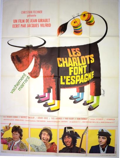 null LES CHARLOTS FONT L'Espagne 1972 - FR Jean Girault/Christian Fechner Jean-Guy...