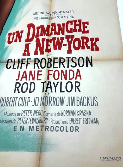 null UN DIMANCHE A NEW YORK 1963 - FR Peter Tewksbury/Everett Freeman Jane Fonda/Rod...
