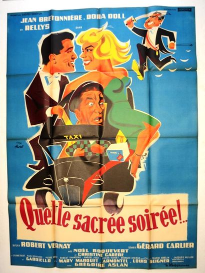 null QUELLE SACREE SOIREE 1957 - FR Robert Venay/Raymond Logeart Jean Bretonnière/Dora...