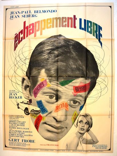 null ECHAPPEMENT LIBRE 1964 - FR Jean Beker/Paul-Edmond Decharme Jean-Paul Belmondo/Jean...