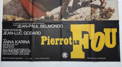 null PIERROT LE FOU 1965 - FR Jean-Luc Godard/Georges de Beauregard Jean-Paul Belmondo/Anna...