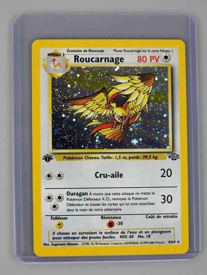 null ROUCARNAGE Ed 1

Wizards Jungle Block 8/64

Great pokemon card