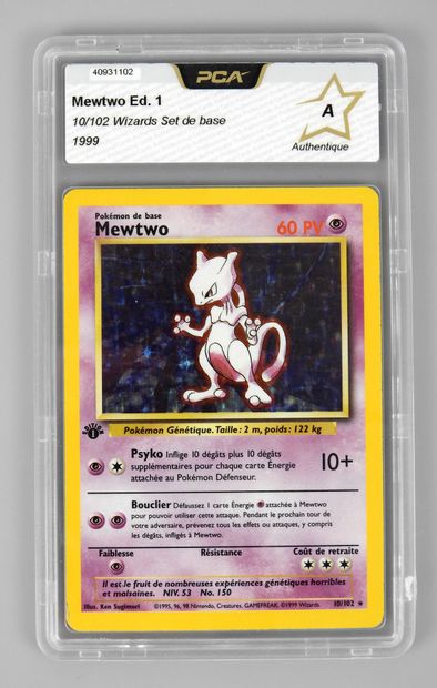null MEWTWO Ed 1

Wizards Block Basic Set 10/102

Pokemon card rated PCA A