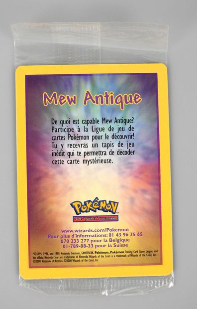 null MEW ANTIQUE

Ensemble de deux cartes promo scellées dans les sachets d’orig...