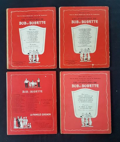 null * VANDERSTEEN

Bob and Bobette

Set of 4 volumes from the 50's-early 60's

Various...