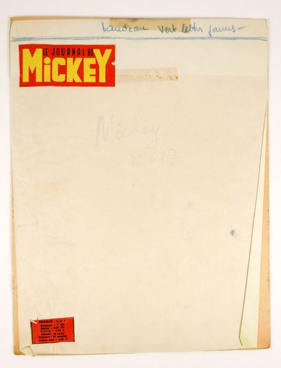 null DISNEY

Goofy the Slingshot

Cover of the Journal de Mickey of March 22, 1964

Gouache...