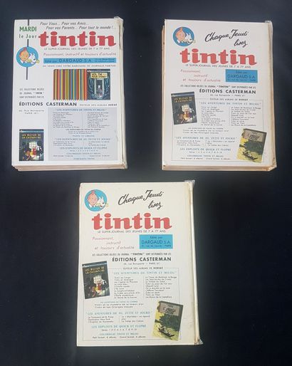 null * TINTIN JOURNAL

Set of three white back bindings including 67, 73 and 78 in...