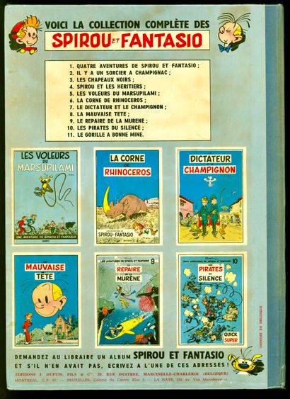 null FRANQUIN

Spirou and Fantasio

The gorilla looks good

First edition in very...