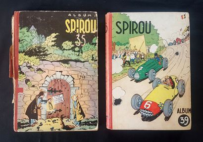 null * SPIROU'S DIARY

Set of two bindings including 35 (wrecked) and 39 (patch and...