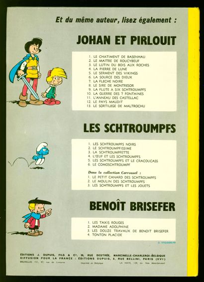 null PEYO

Johan et Pirlouit

Le sortilège de Maltrochu

Edition originale en très...