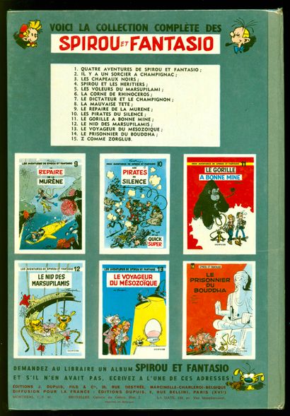 null FRANQUIN

Spirou and Fantasio

Z for Zorglub

First edition in superb condition,...