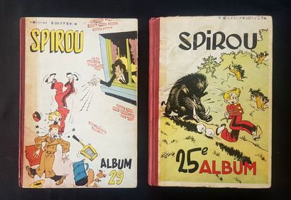 null * JOURNAL DE SPIROU

Set of two bindings including 25 (good condition) and 29...