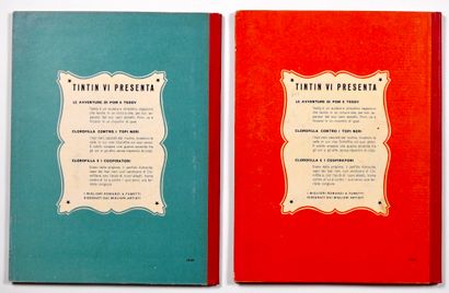 null LOMBARD

Set of two Italian editions, cloth back, Le aventure di Pom et Teddy,...