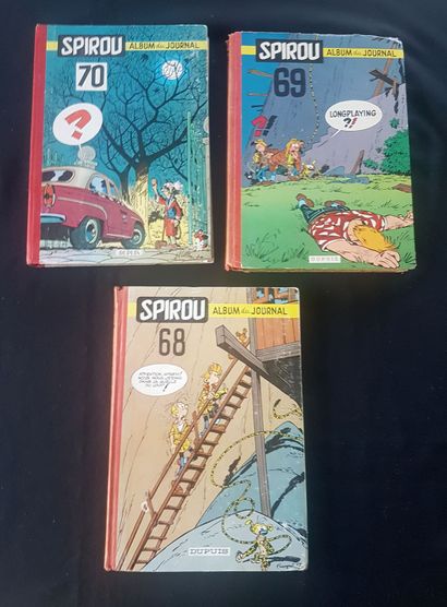 null * JOURNAL DE SPIROU

Set of three binders including 68, 69 and 70, all in good...