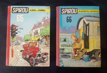 null * JOURNAL DE SPIROU

Set of two bindings in average condition including 65 (scotch...