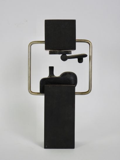null Nissim MERKADO (born 1935)

UNTITLED, circa 1973

Assembly of wood and metal...