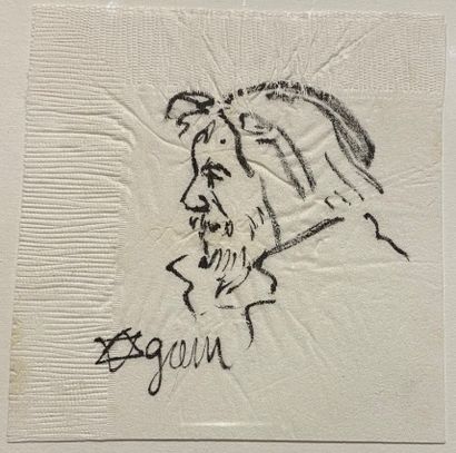 null Yaacov AGAM (né en 1928)

SANS TITRE

Feutre sur serviette en papier signée...