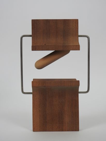null Nissim MERKADO (born 1935)

UNTITLED, circa 1975 Wood and steel.

Stamp of the...